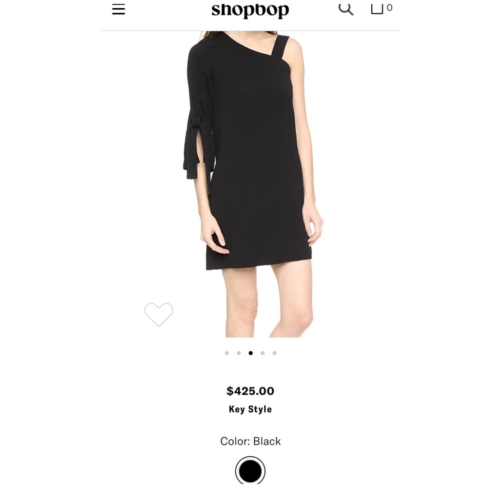 Like 🆕 See by Chloe asymmetrical crepe black dress